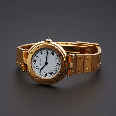 small santos cartier|santos de cartier quartz round.